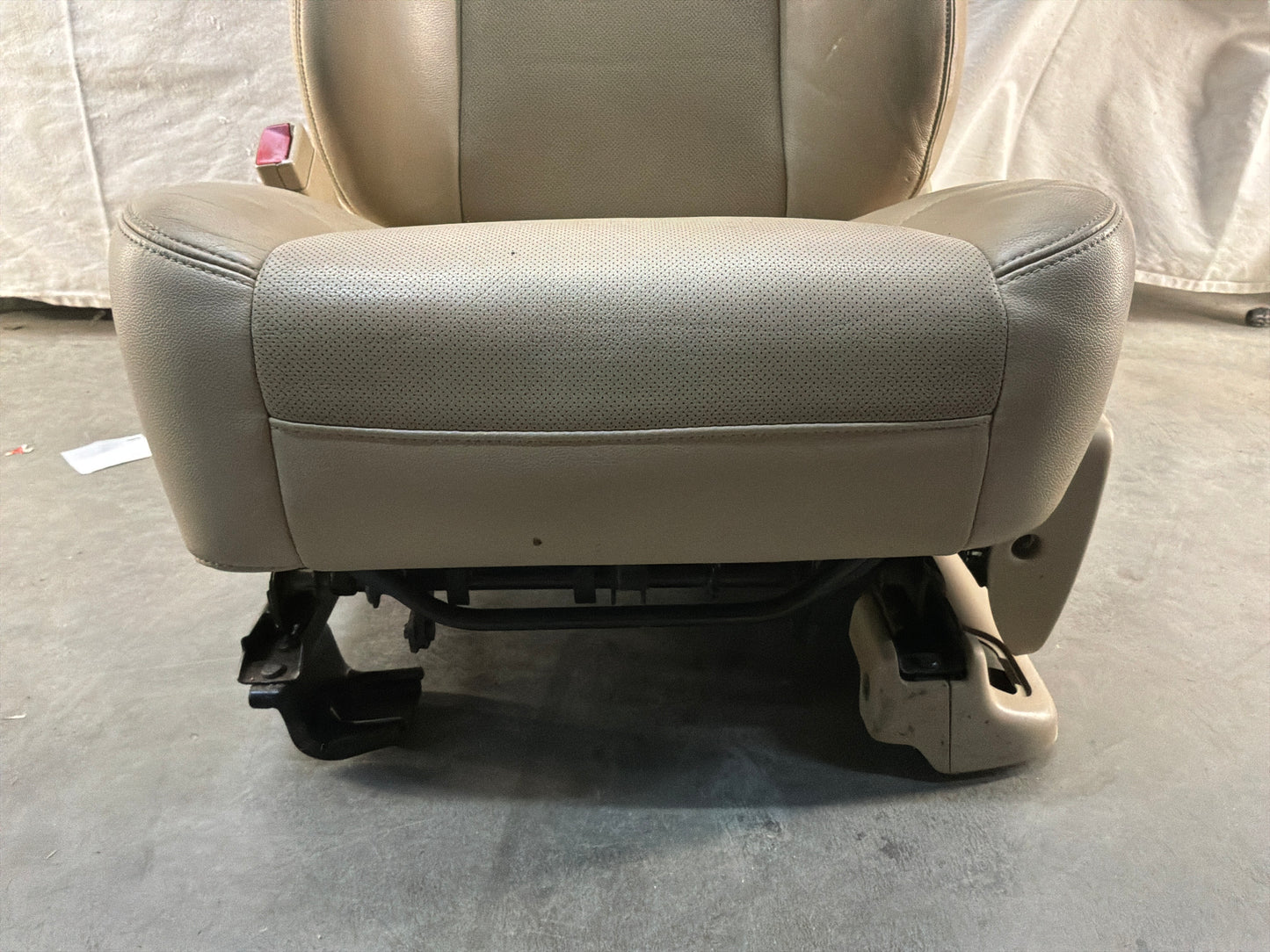 2012 Chevy Avalanche LH Driver Front Seat Leather Cashmere OEM