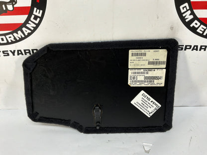 2002 Chevy Corvette Convertible LH Driver Trunk Cargo Storage Cover Lid Door Panel OEM