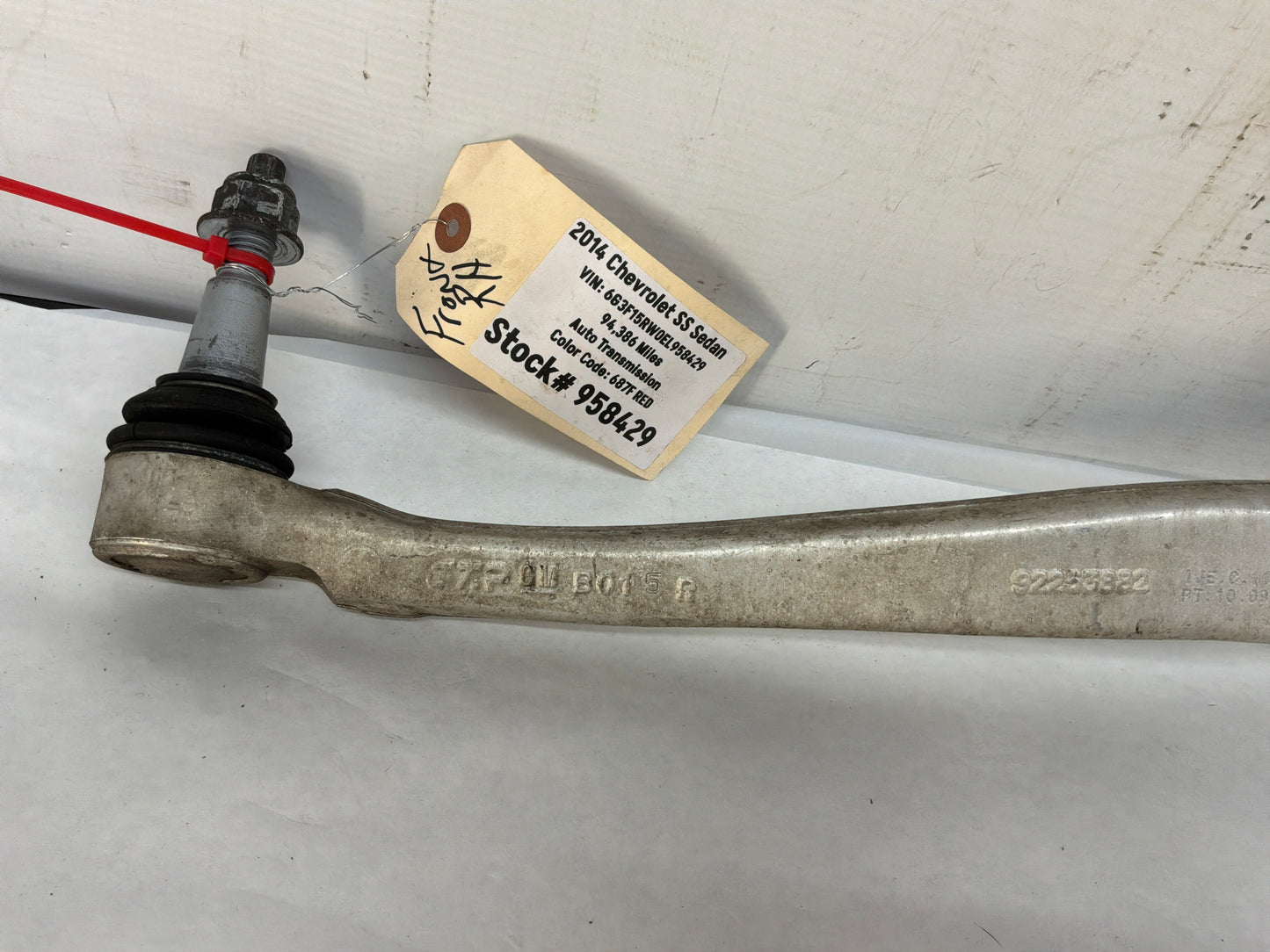 Rh front control arm - Day's Parts Yard