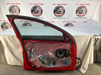 2008 Pontiac G8 GT LH Driver Front Exterior Outside Door Red OEM
