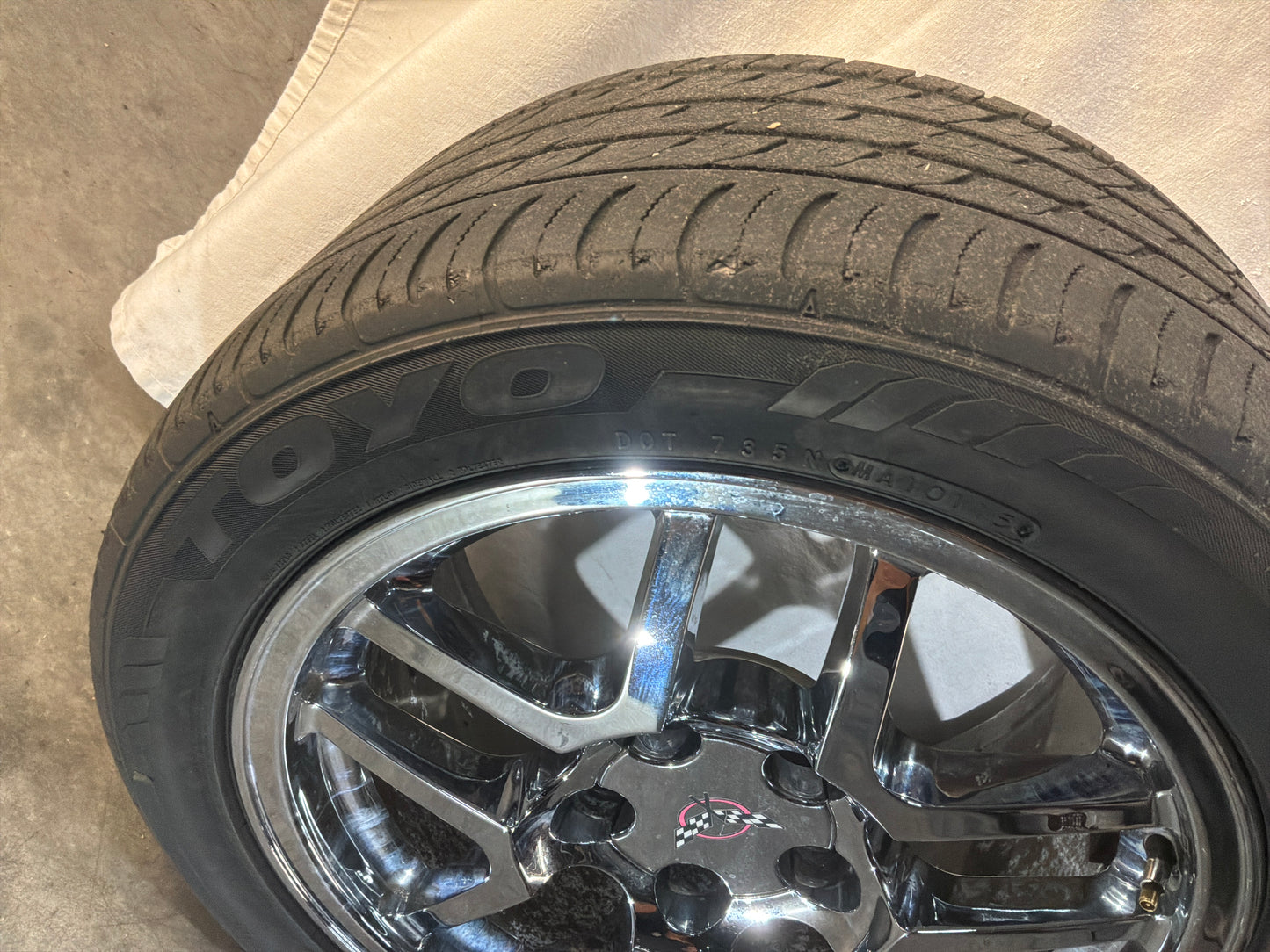 Corvette C5 Z06 Reproduction Wheels and 275/40R17 Toyo Proxes Tires