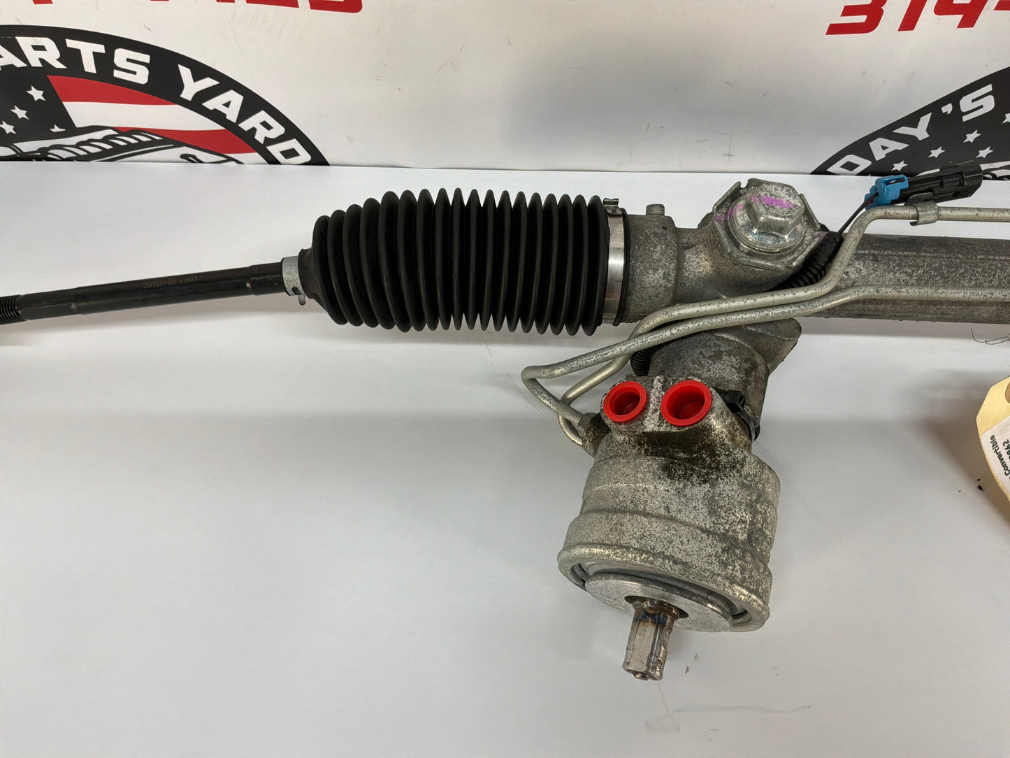 2007 Chevy C6 Corvette Convertible Power Steering Rack and Pinion Gear Assembly OEM