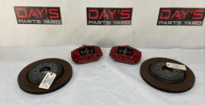 2016 Cadillac ATS-V Coupe Rear Brembo Rear Brake Calipers and Rotors OEM