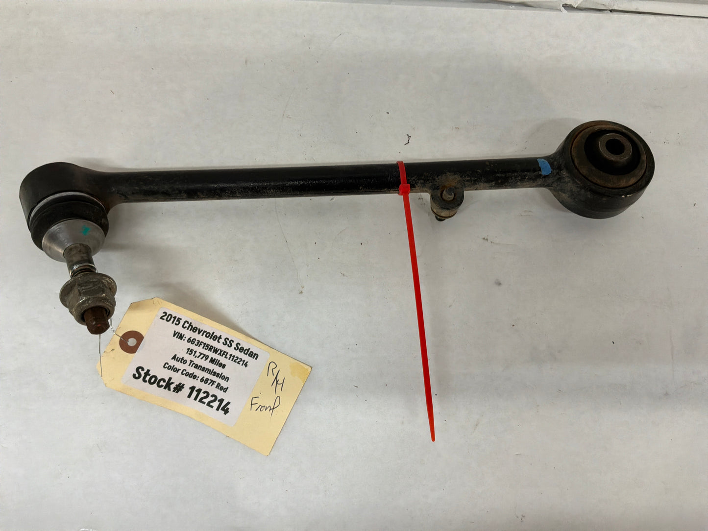 2015 Chevy SS Sedan RH Passenger Front Suspension Lower Rearward Control Arm Link OEM