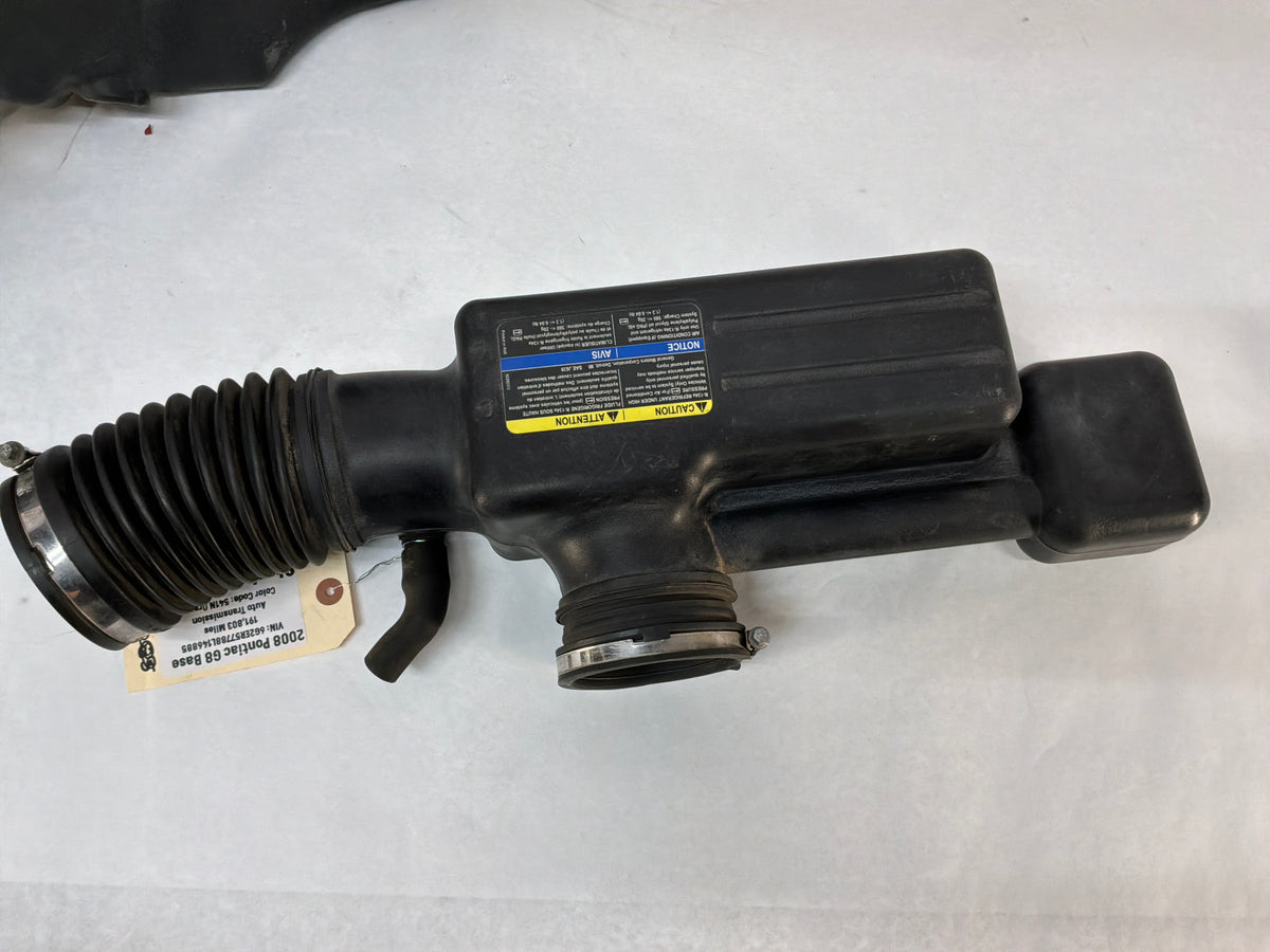 2008 Pontiac G8 Base Factory Cold Air Intake OEM