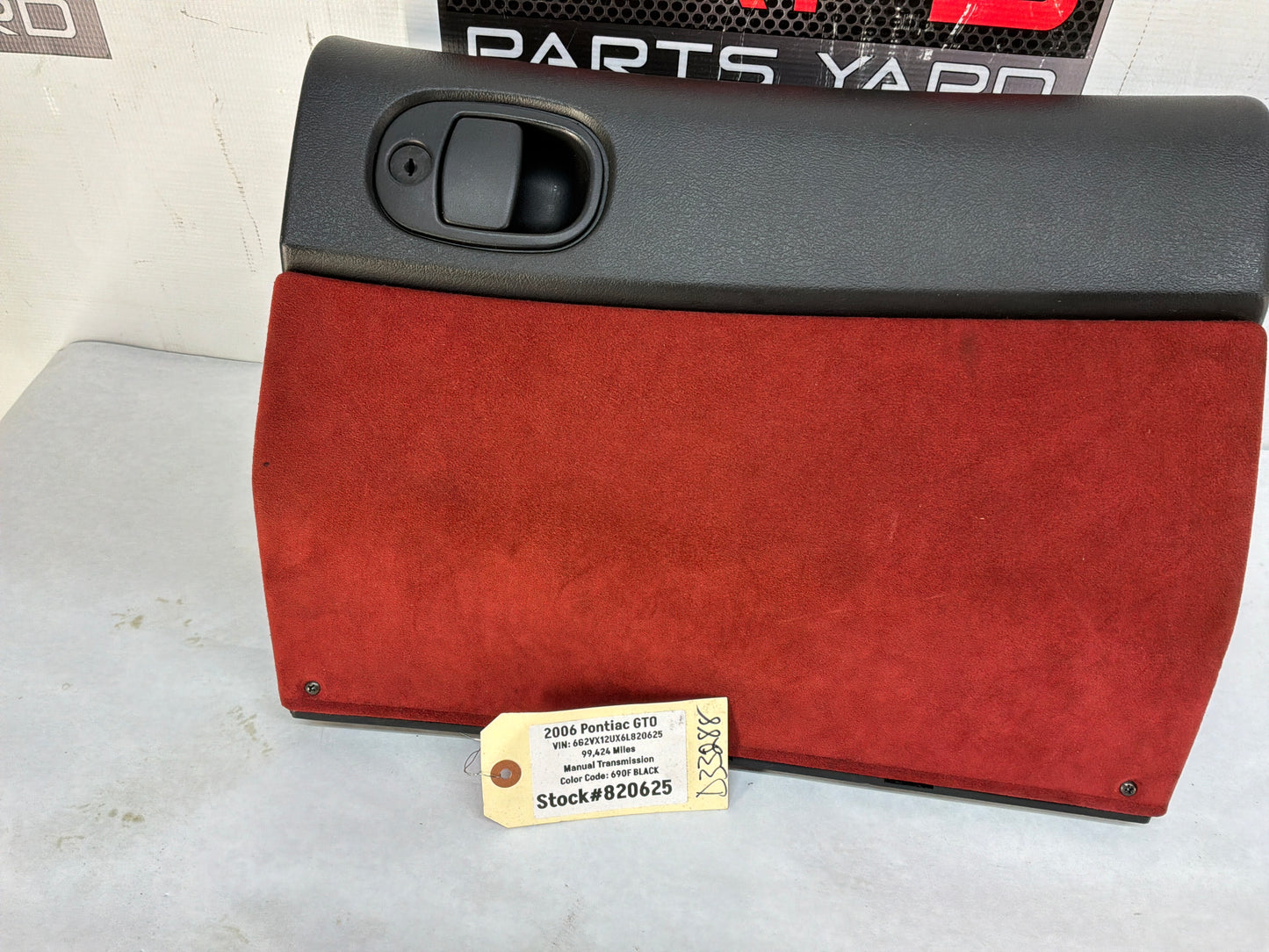 Glove BOX - Day's Parts Yard