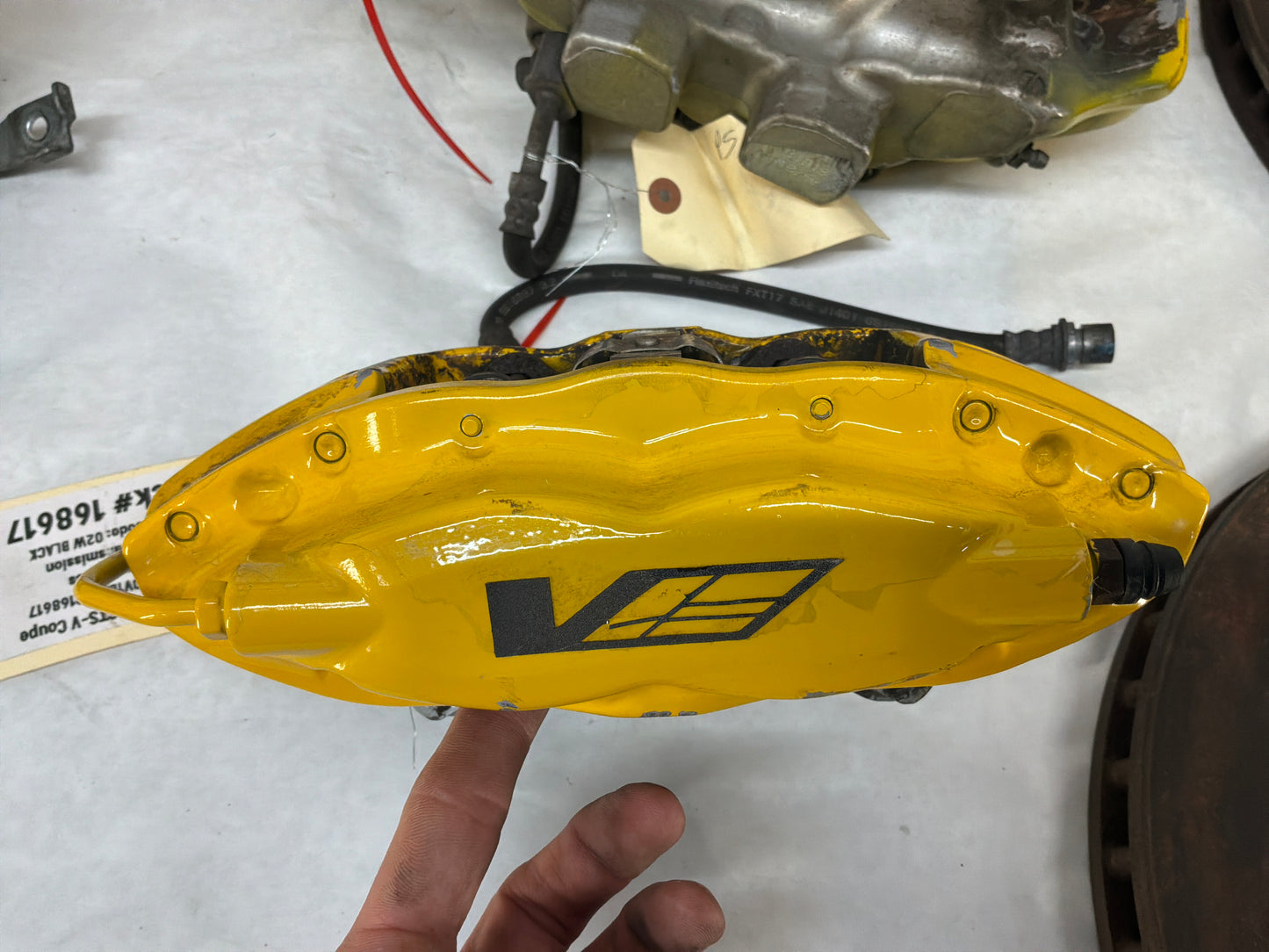 2011 Cadillac CTS-V Coupe Front and Rear Brembo Calipers w/ Rotors OEM
