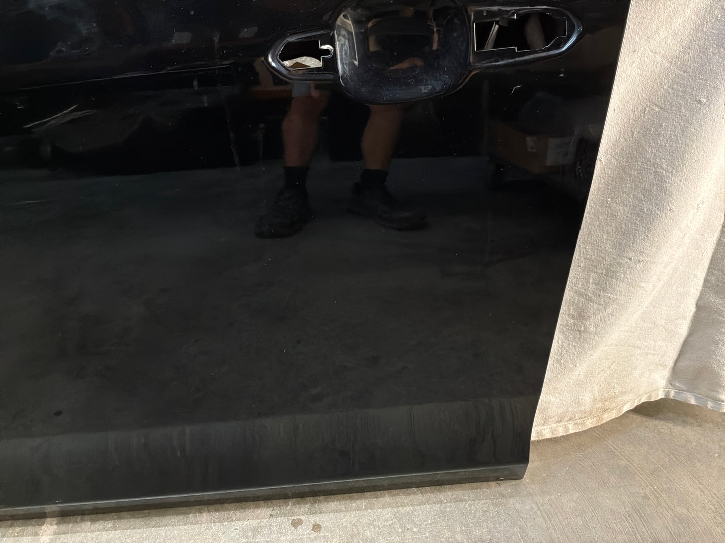 2016 Cadillac CTS-V LH Driver Front Exterior Door Black OEM