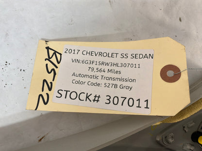 2017 Chevy SS Sedan RH & LH Interior A Pillar Windshield Trim Panel Moldings OEM