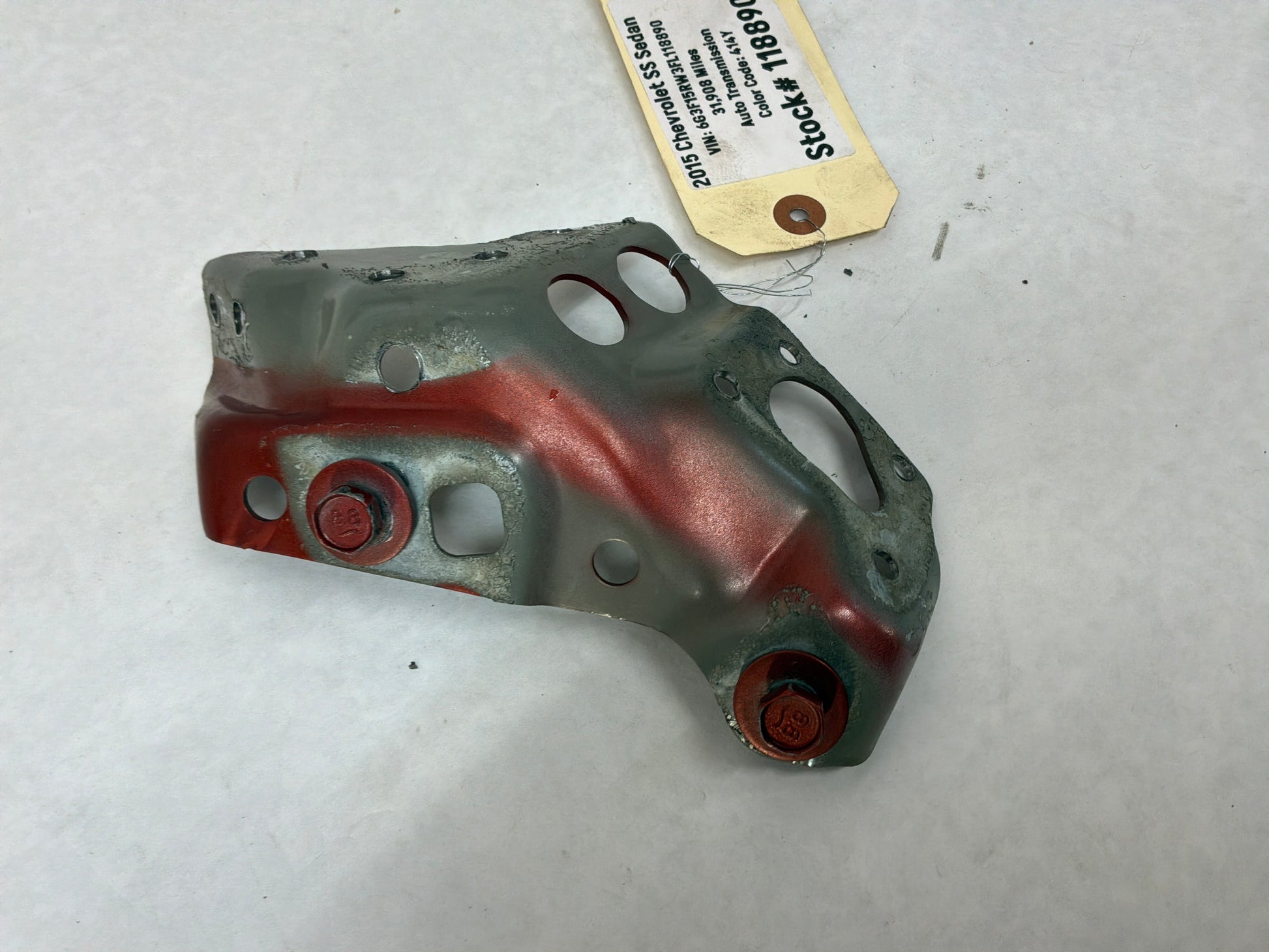 Weld hood bracket - Day's Parts Yard