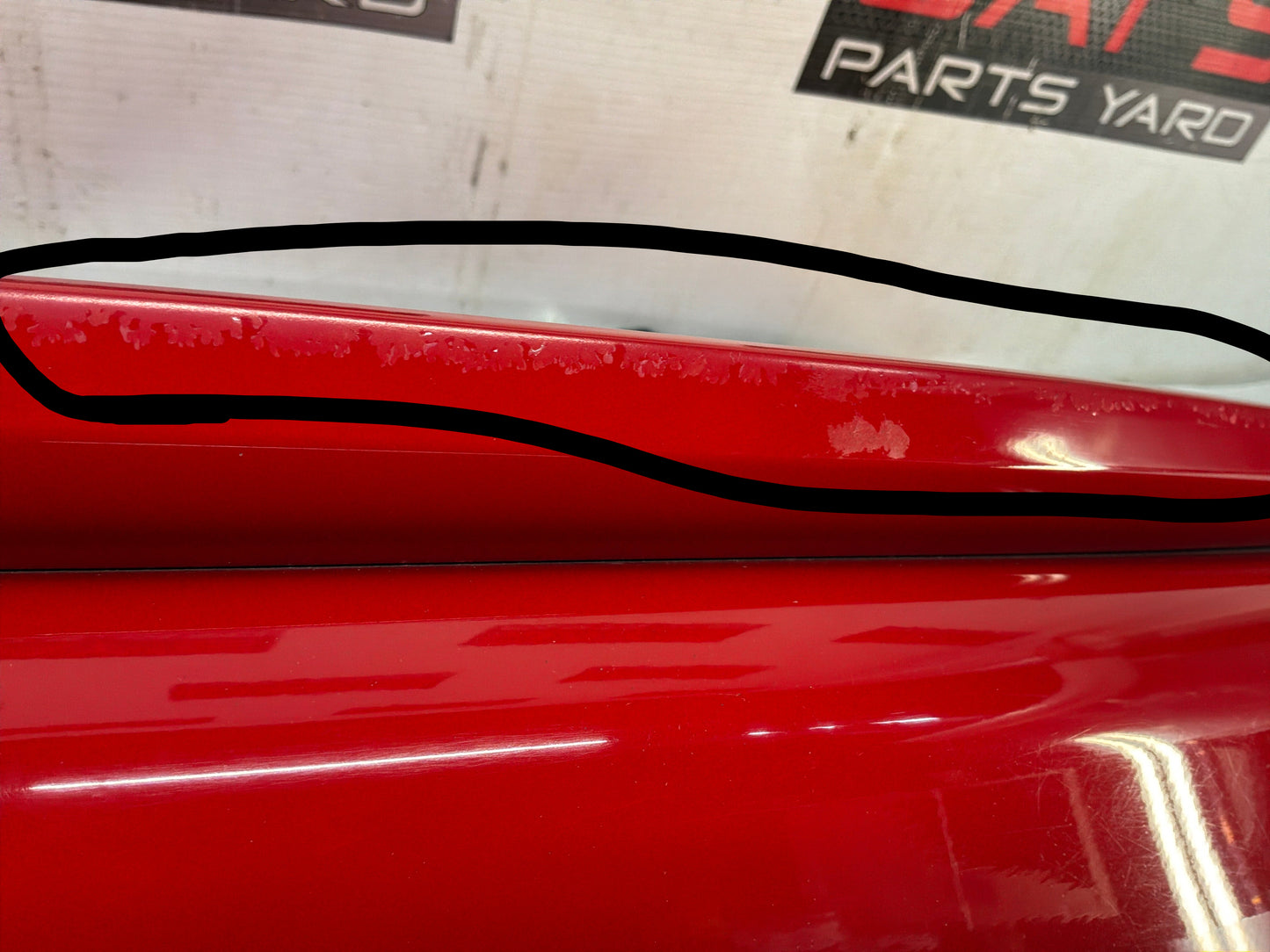 2015 Chevrolet SS Sedan Trunk Deck Lid w/ Spoiler Red OEM