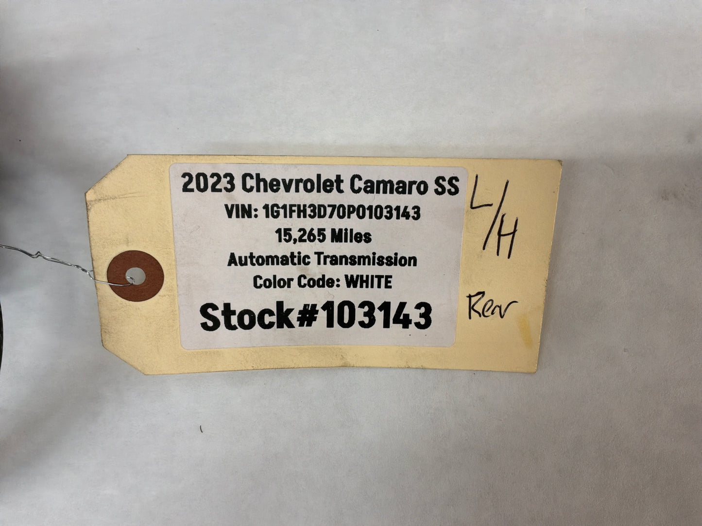 2023 Chevy Camaro SS LH Driver Rear Brembo Brake Caliper OEM