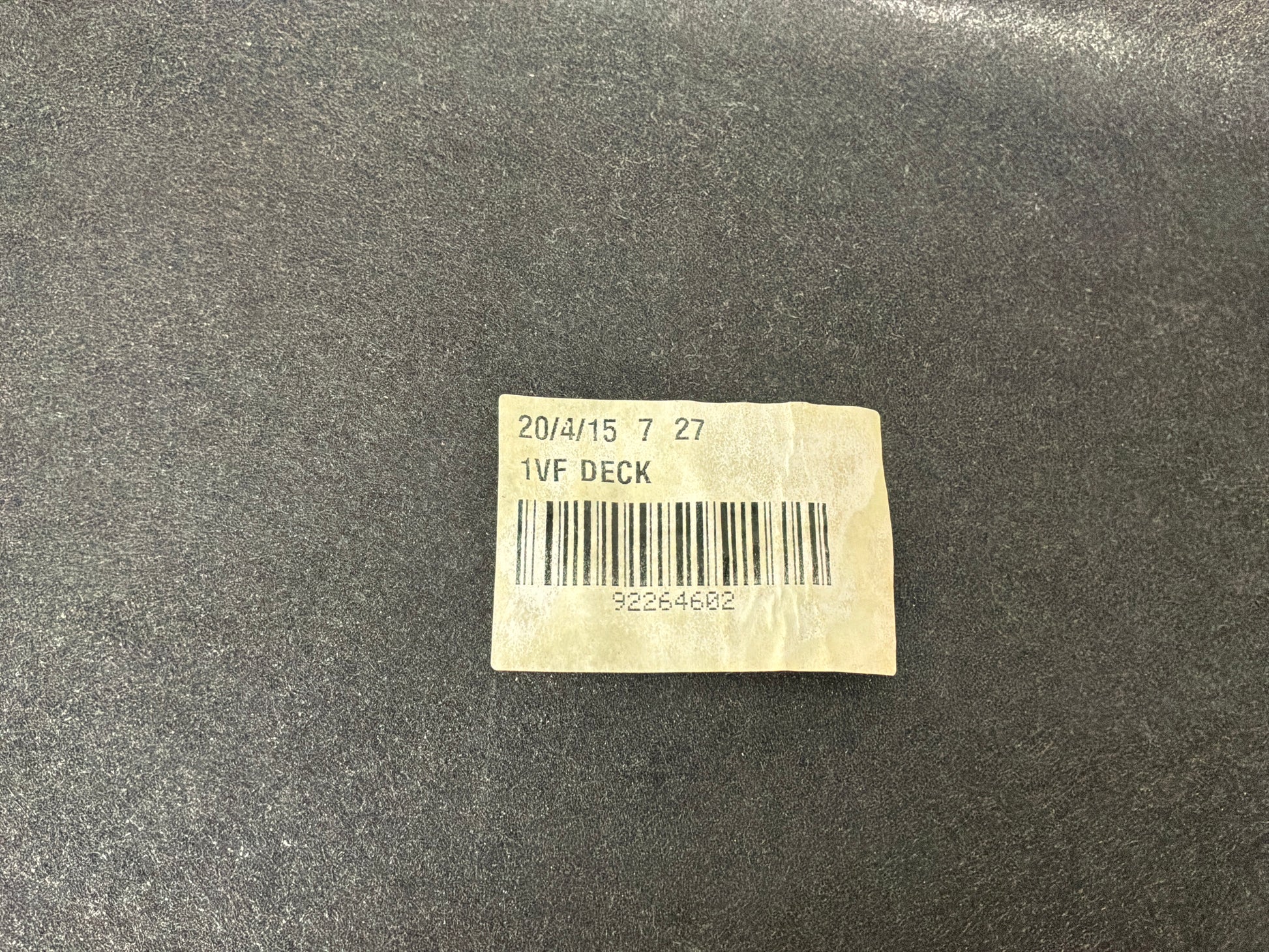 Trunk liner - Day's Parts Yard