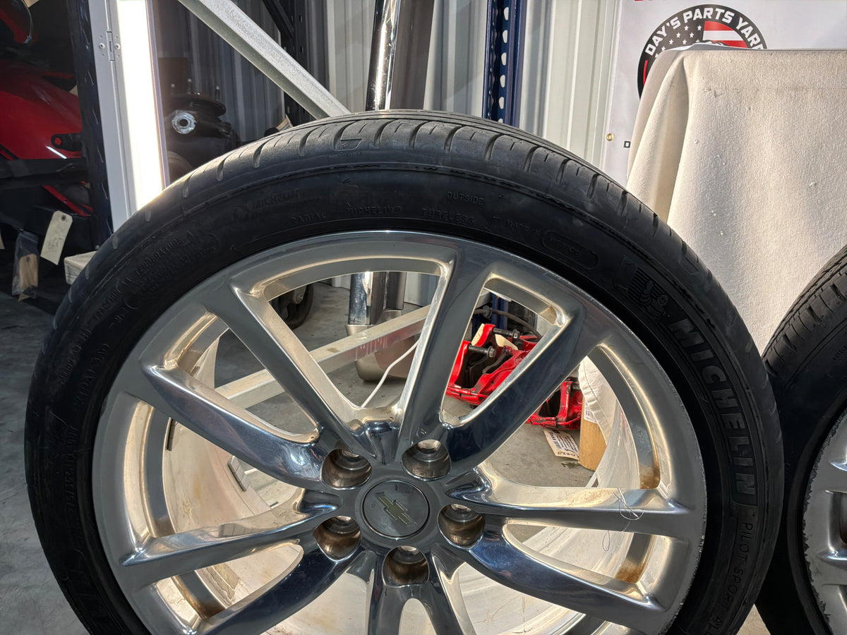 2014 Chevy SS Sedan Wheels Rim & Tires 19x8.5 & 19x9 275/35/19 245/40/19