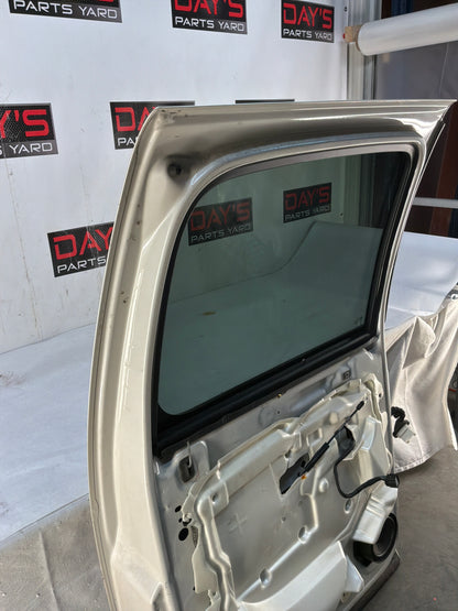 2012 Chevy Avalanche LH Driver Rear Exterior Door White Assembly OEM