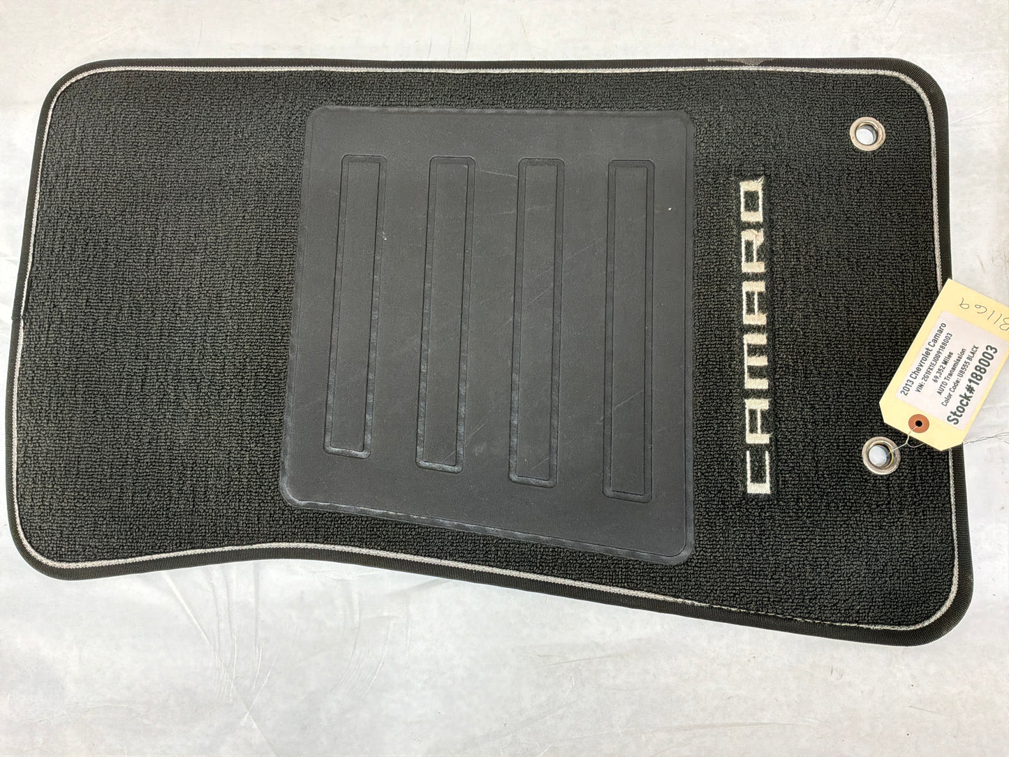 2013 Chevy Camaro Front RH Passenger Floor Mat OEM