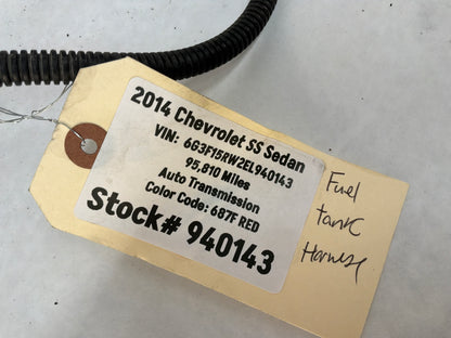2014 Chevy SS Sedan Fuel Gas Tank Pump Wire Wiring Harness OEM