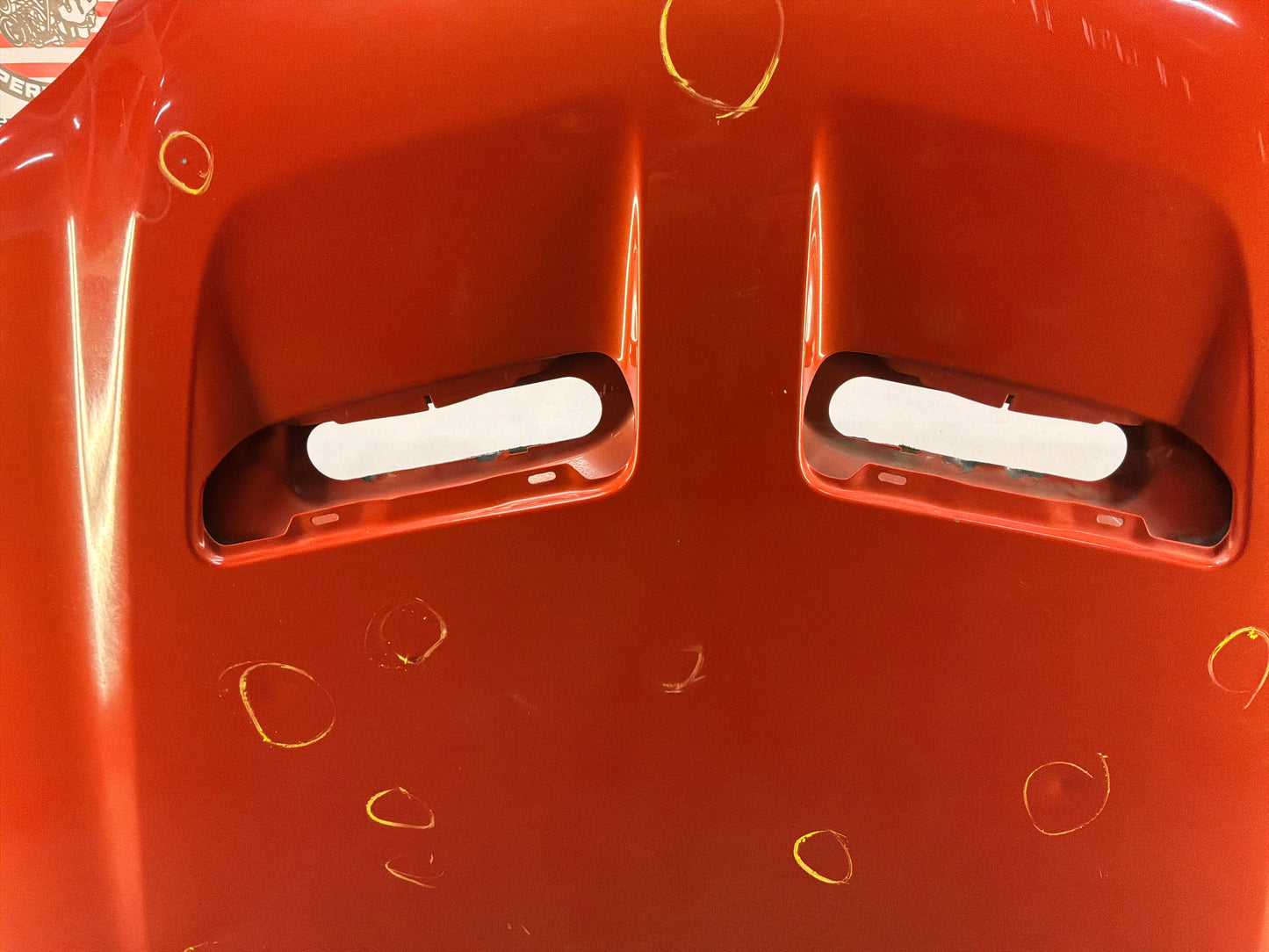 2008 Pontiac G8 Base Hood Assembly OEM Orange
