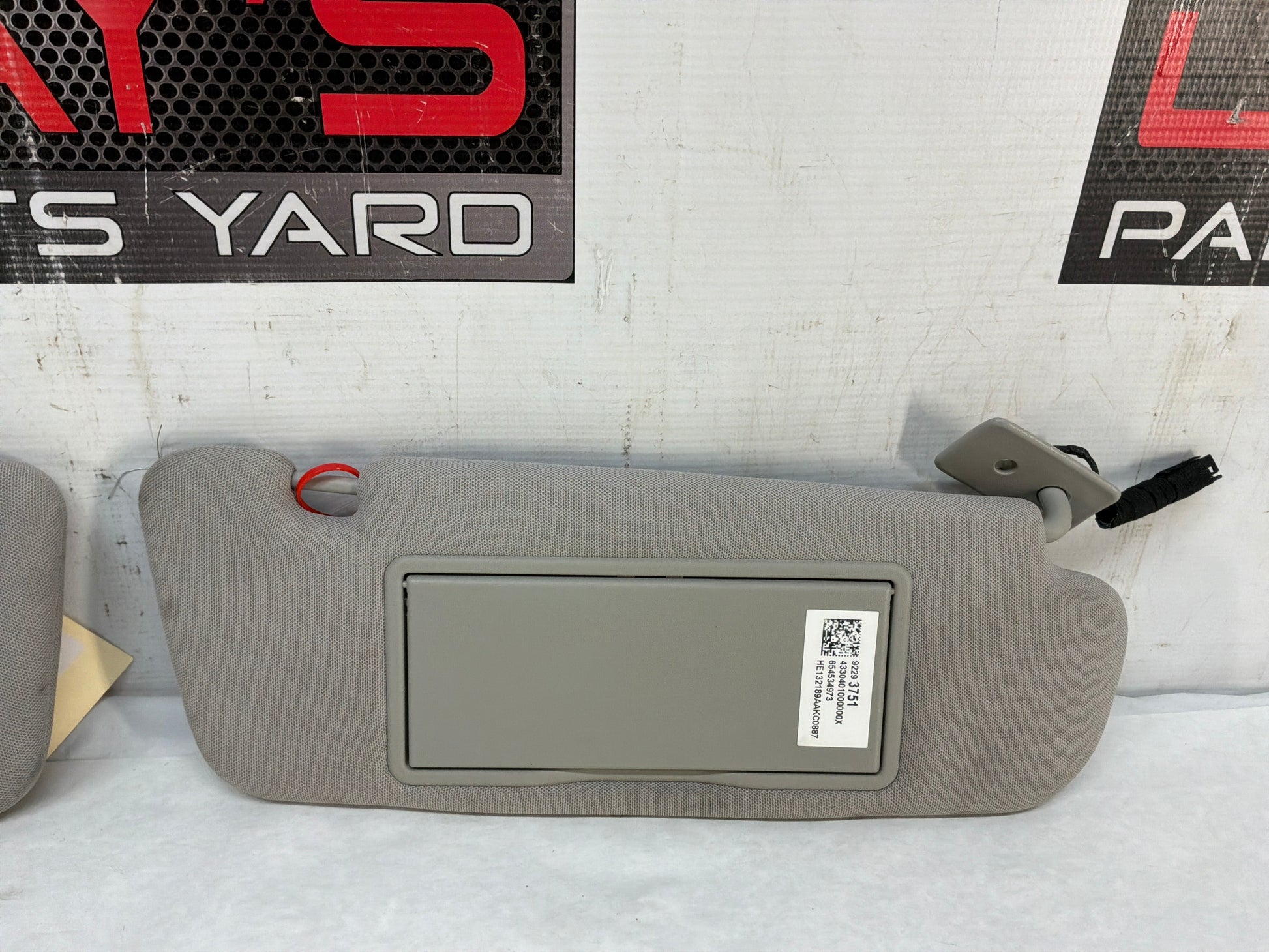 2014 Chevy SS Sedan RH & LH Sun Visor Sunvisor Shade OEM - Day's Parts Yard