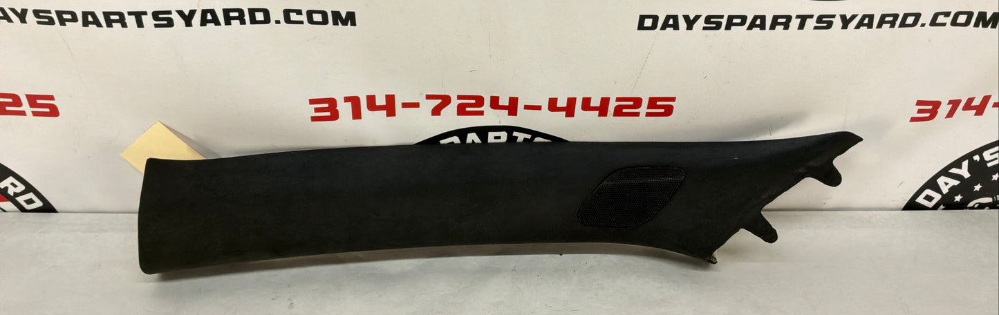 2016 Cadillac CTS-V RH & LH Interior A Pillar Trim Black Suede OEM