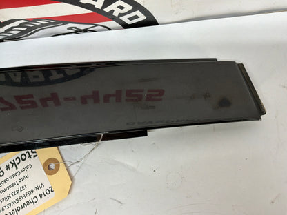 2014 Chevy SS Sedan LH Diver Rear Black Pillar Post Door Cover OEM