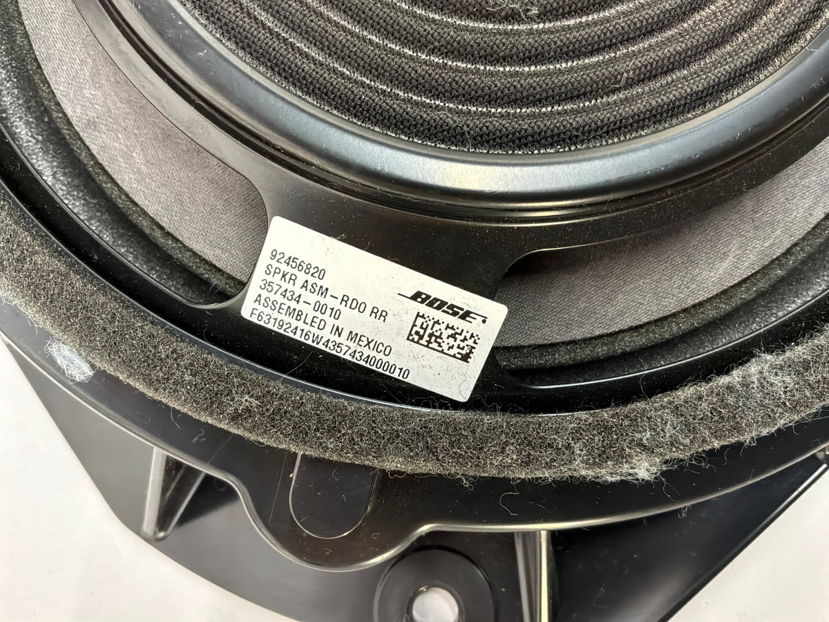 2017 Chevy SS Sedan Bose Package Tray Parcel Shelf Rear Deck Speakers OEM
