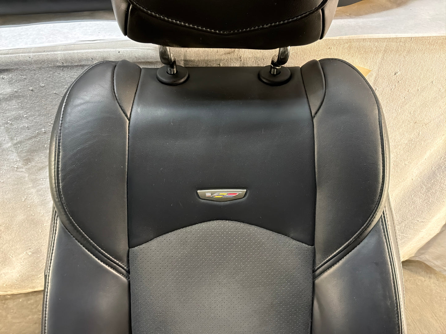 2016 Cadillac CTS-V Seats Recaro Leather Suede Seats Front & Rear OEM