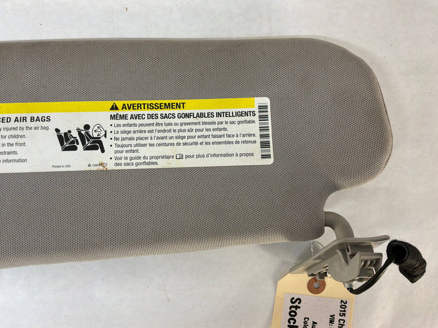 2015 Chevy SS Sedan RH & LH Sun Visor Sunvisor Shade OEM
