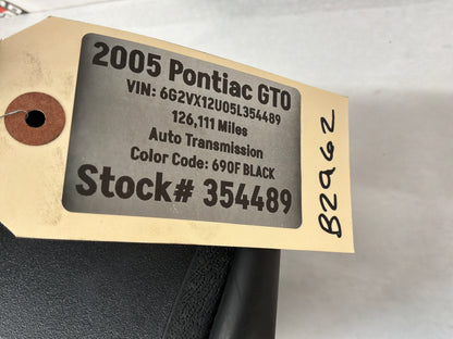 2005 Pontiac GTO Pontiac GTO K&N Cold Air Intake System CAI