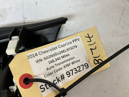 2014 Chevy Caprice PPV LH Driver Dash Vent Black Panel Insert OEM