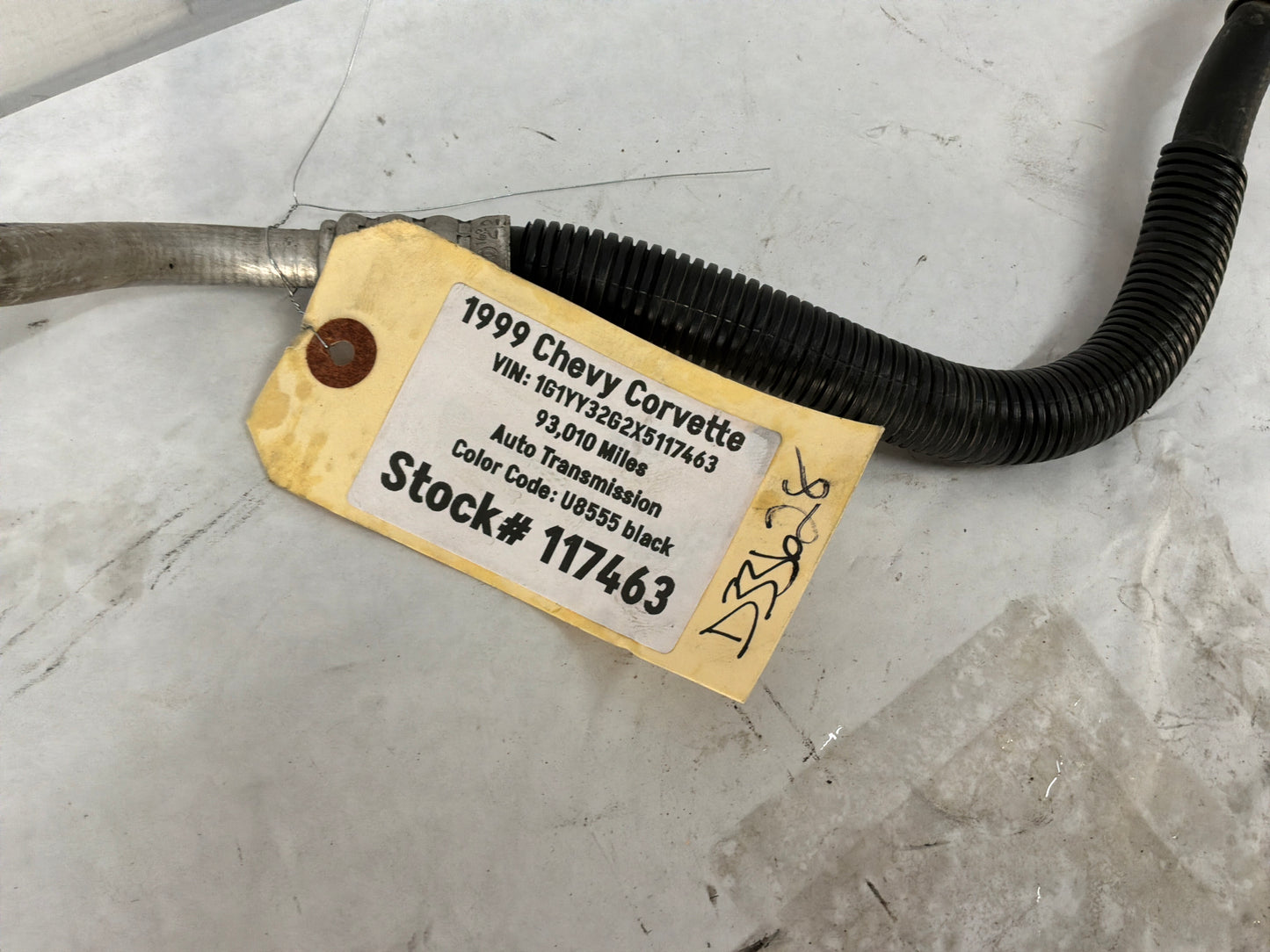 1999 Chevy C5 Corvette AC Air Conditioner Line Hose Tube OEM - Day's Parts Yard