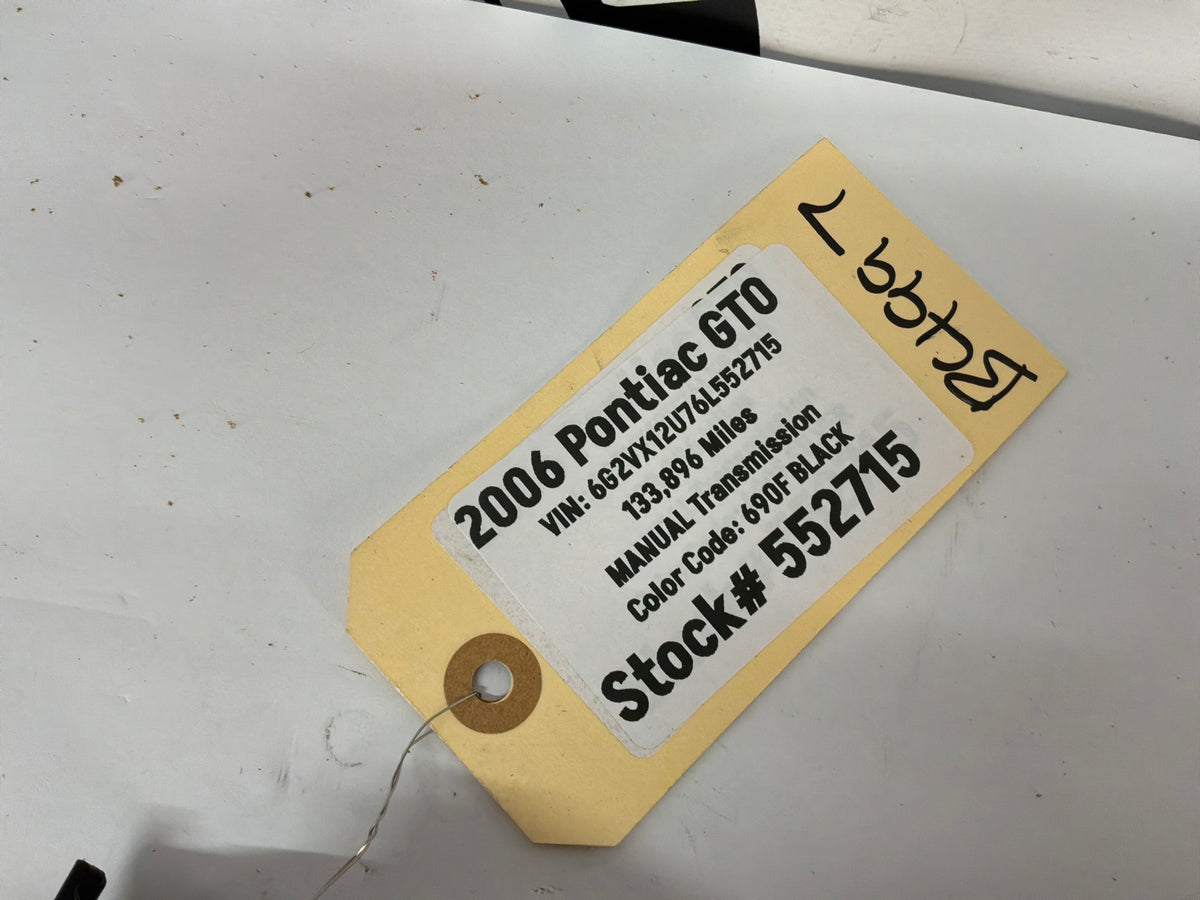 2006 Pontiac GTO RH Passenger Dash End Trim Panel OEM