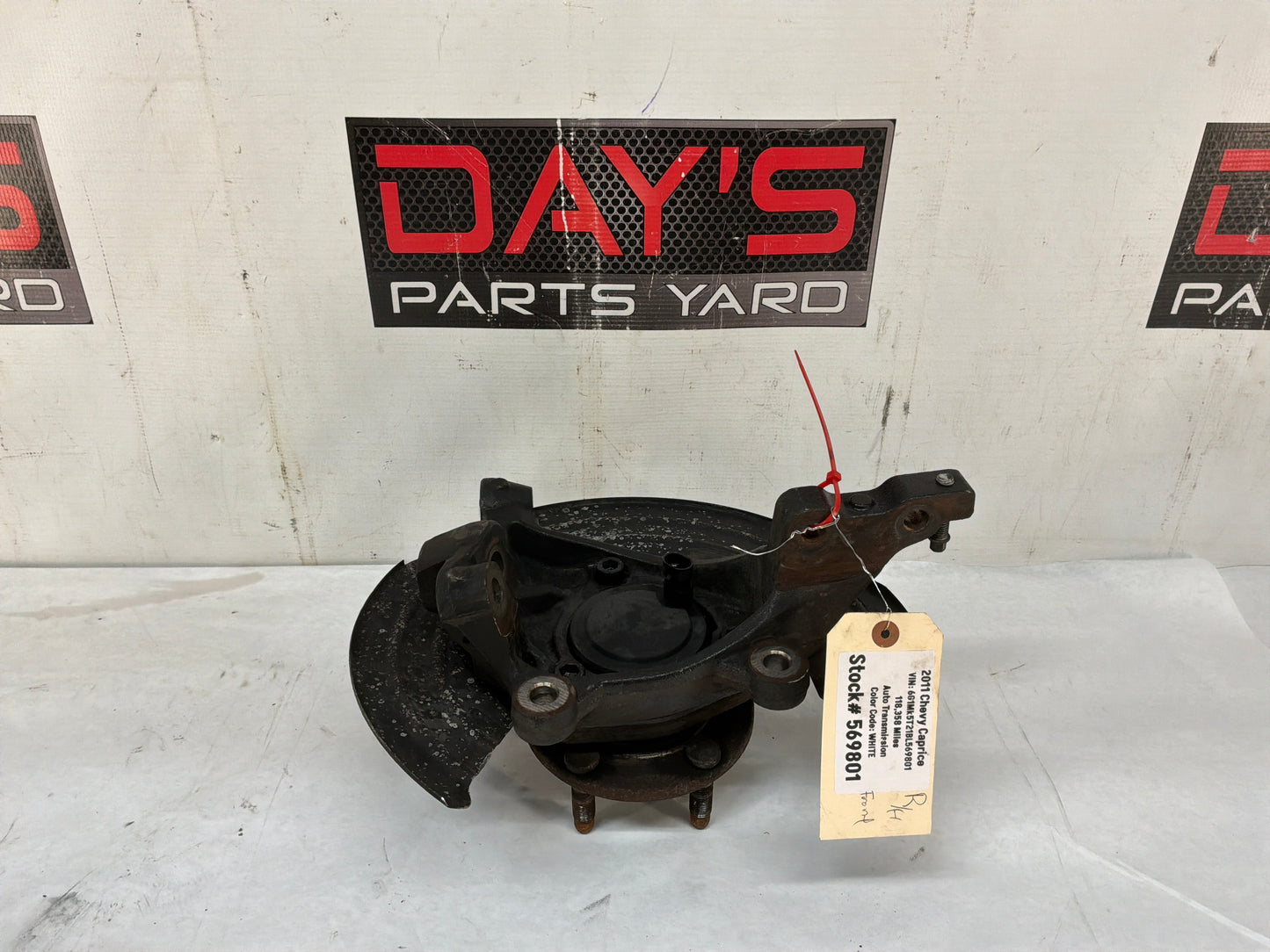 Rh front spindle - Day's Parts Yard