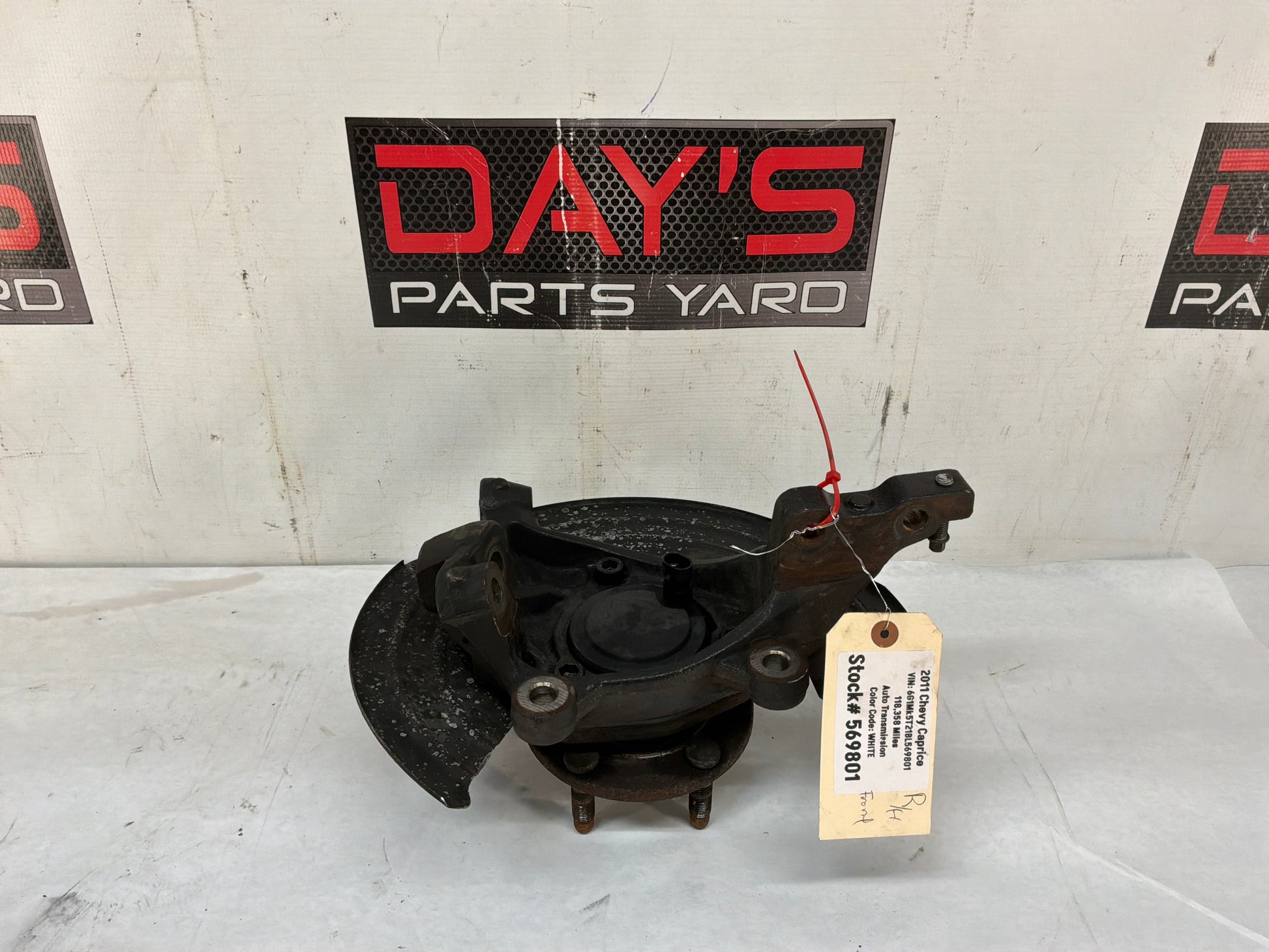 Rh front spindle - Day's Parts Yard