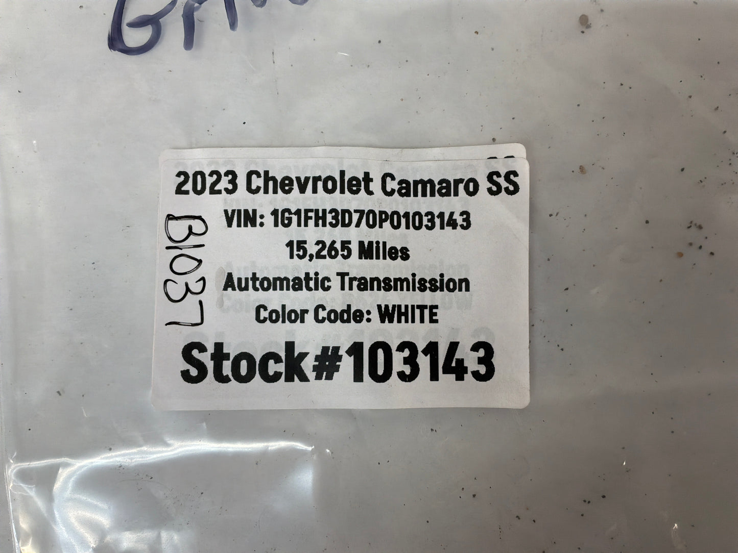 2023 Chevy Camaro SS Front Bumper Grill Bowtie Emblem BLACK OEM