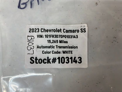 2023 Chevy Camaro SS Front Bumper Grill Bowtie Emblem BLACK OEM