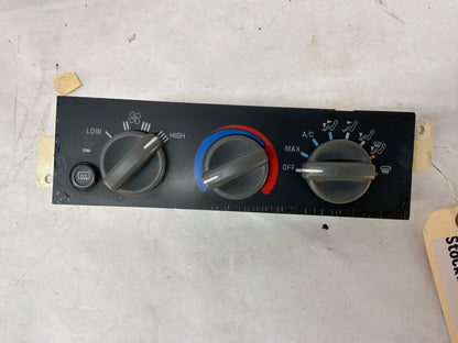 1999 Pontiac Trans Am WS6 HVAC Climate Control Dash Switch Panel OEM
