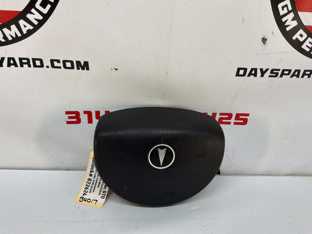 2006 Pontiac GTO Steering wheel airbags