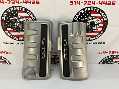 2006 Pontiac GTO RH & LH Engine Motor Intake Manifold Coil Covers Set OEM