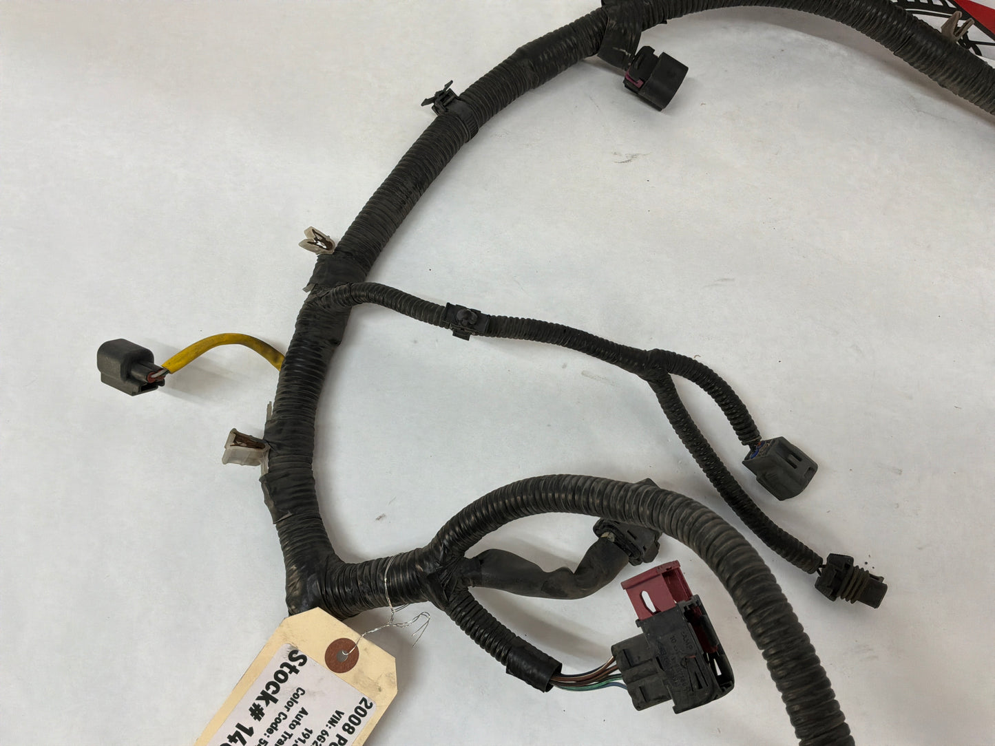 2008 Pontiac G8 Base Radiator Core Support Head Light Lamp Wiring Wire Harness OEM
