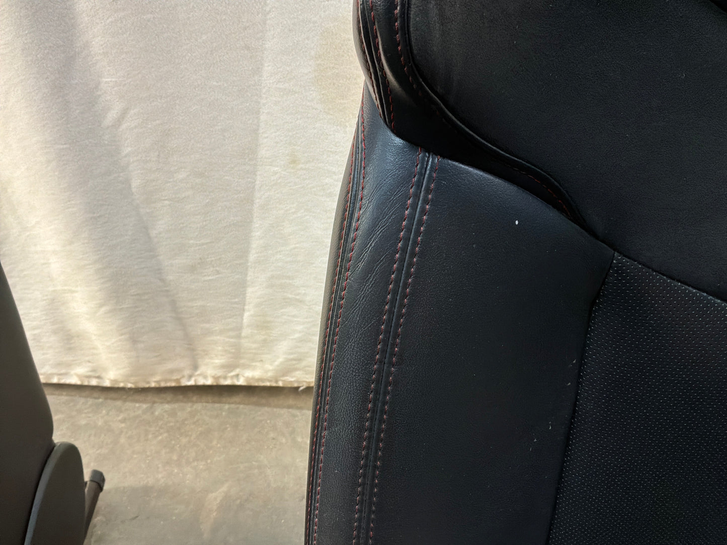 2015 Chevrolet SS Sedan Front and Rear Black Leather Seats OEM