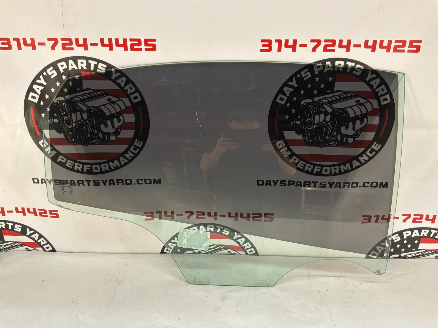 2016 Chevy Caprice PPV RH Passenger Rear Door Window Glass OEM