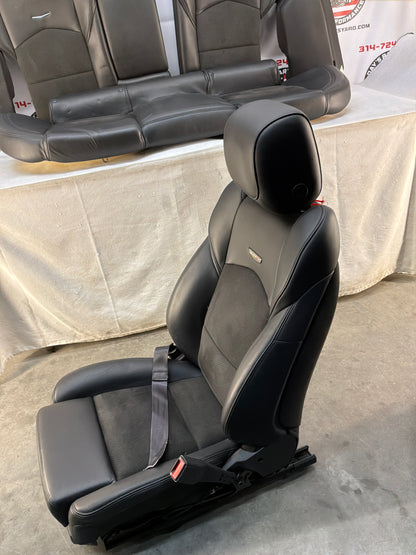 2016 Cadillac CTS-V Seats Recaro Leather Suede Seats Front & Rear OEM