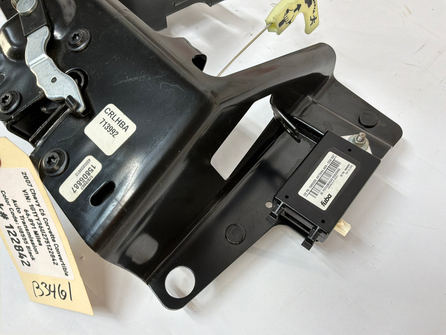 2007 Chevy C6 Corvette Convertible Rear Latch And Striker Assembly OEM