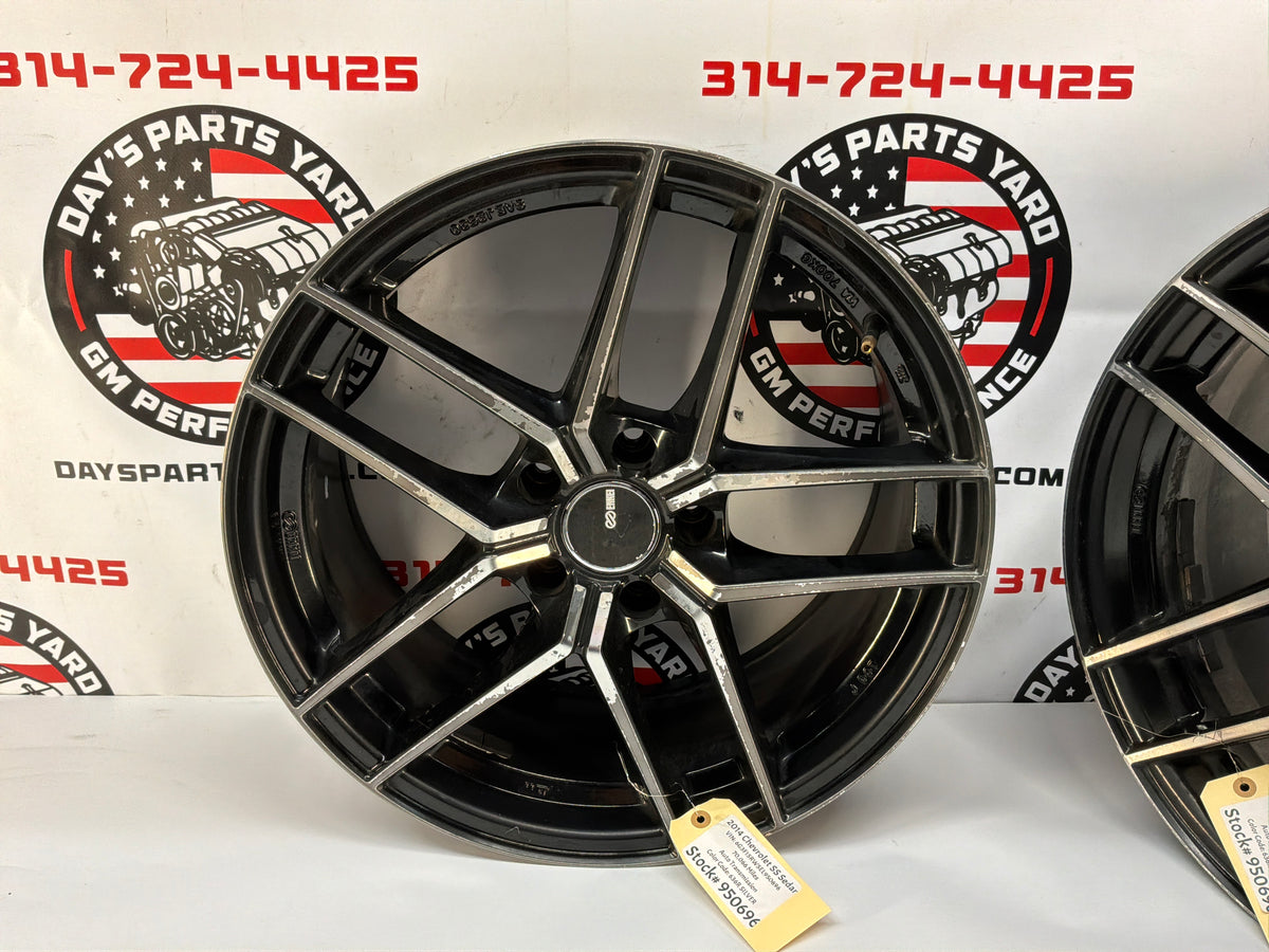 2014 Chevy SS Sedan Enkei RPF1 Wheels Rims 19x8 19x9