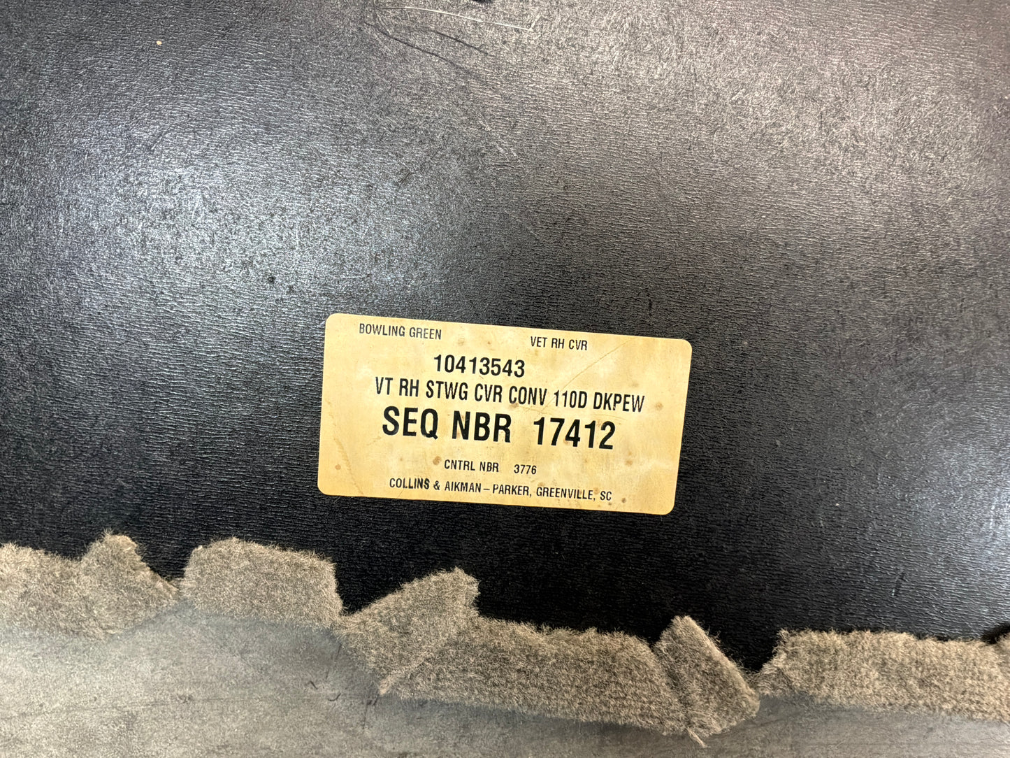 Complete carpet - Day's Parts Yard