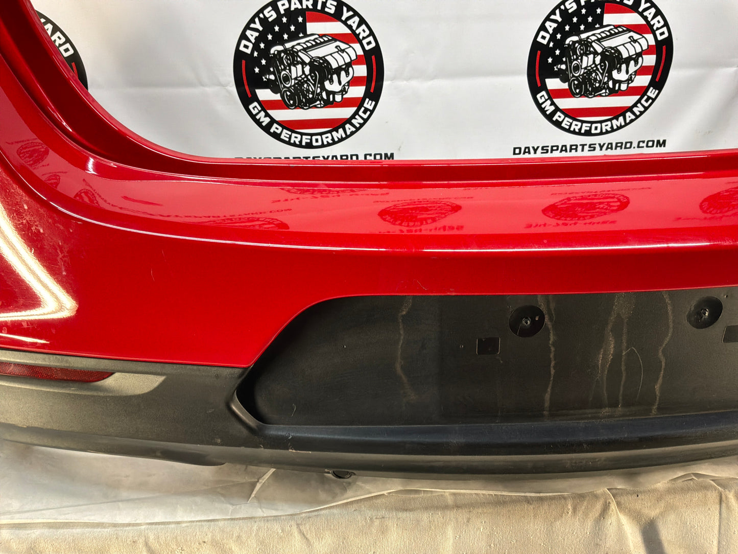 2014 Chevy SS Sedan Rear Bumper Cover Red OEM