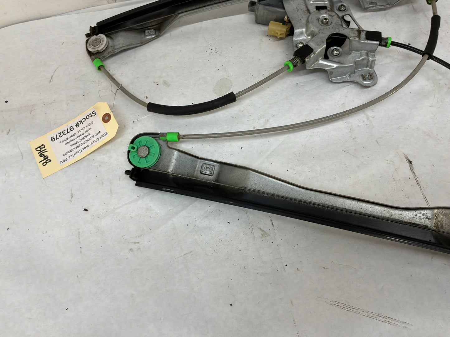 2014 Chevy Caprice PPV LH Driver Front Window Regulator Motor OEM