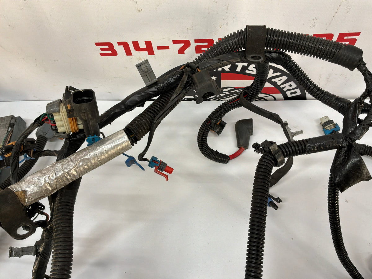 2002 Chevy C5 Corvette Convertible Engine Motor Automatic Transmission Wire Wiring Harness OEM