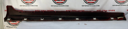 2008 Pontiac G8 GT LH Driver Rocker Molding Side Skirt Panel Trim Red OEM